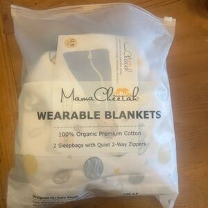 Wearable Blankets - Organic Cotton Sleep Sacks (2 pack)